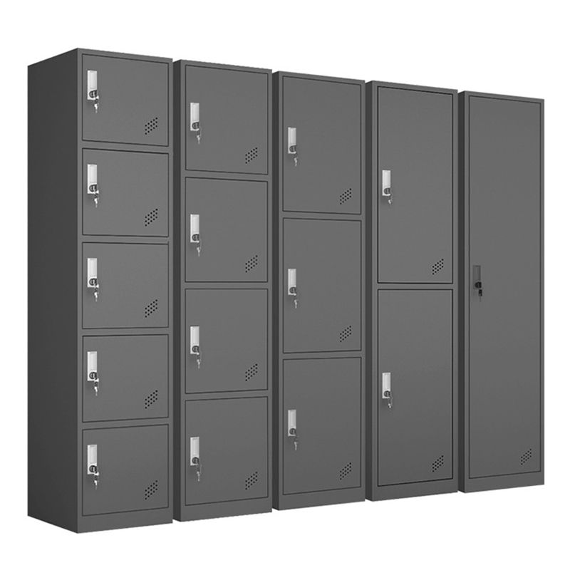 Scharnierende garderobe armoire eigentijdse metalen opbergkast voor thuis