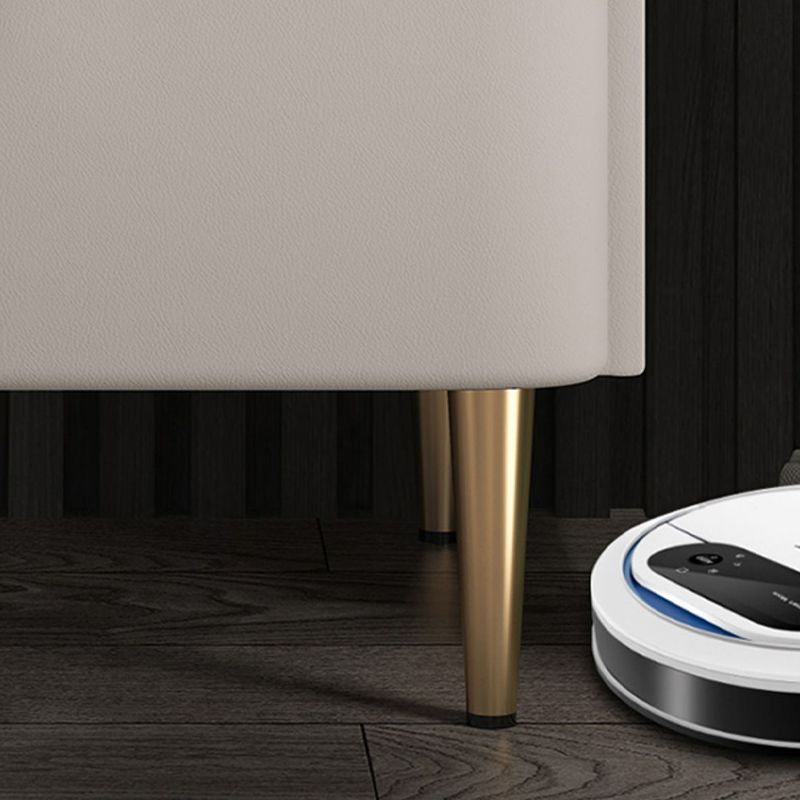 Accento moderno tavolo da comodino con cassetto in pietra mobile per letto per camera da letto