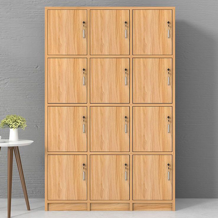 Light Wood Finish Contemporary Storage Cabinet Engineered Wood Indoor Cabinet Clearhalo 'Armoires & Wardrobes' 'armoires_wardrobes' 'Bedroom Furniture' 'furn' 'furn_armoires_wardrobes' 'Furniture' 1200x1200_a1965d75-2782-4032-be69-ea009c36b4e7