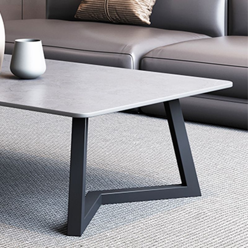 Tavolino rettangolare in ardesia tavolino ornato per soggiorno