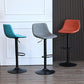 Contemporary Metal Bar Stool Backrest Indoor Counter Stool with Leather Seat Clearhalo 'Bar Furniture' 'Bar Stools' 'bar_stools' 'furn' 'furn_bar_stools' 'furniture_bar_stools' 'Kitchen & Dining Furniture' 'kitchen&dining_furn' 'kitchen' 'kitchen_furn' Furniture' 1200x1200_a19da509-6ce6-46e9-ab47-e0c1a7d431dd
