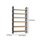 Vertical Industrial Etagere Bookshelf Steel Frame Solid Wood Shelf Bookshelf Clearhalo 'Bookcases' 'furn' 'furn_bookcases' 'Furniture' 'furniture_bookcases' 'kitchen' 'kitchen_bookcases' 'Living Room Furniture' 'Office Furniture' 1200x1200_a1a0a08b-f605-4bcb-b5e8-48f2048fdd9a