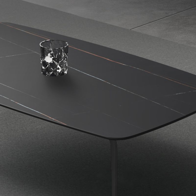 Rectangular Slate 4 Legs Coffee Table 16.5" High Stone 1 Single Cocktail Table Clearhalo 'Coffee & Accent Tables' 'Coffee Tables' 'coffee_tables' 'furn' 'furn_coffee_tables' 'Furniture' 'Living Room Furniture' 1200x1200_a1a25fc4-824c-40d3-abe0-0afa9bf9faee