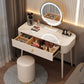 Bright White Makeup Vanity Desk 15.74" Wide Vanity Tables with Storage Drawer
