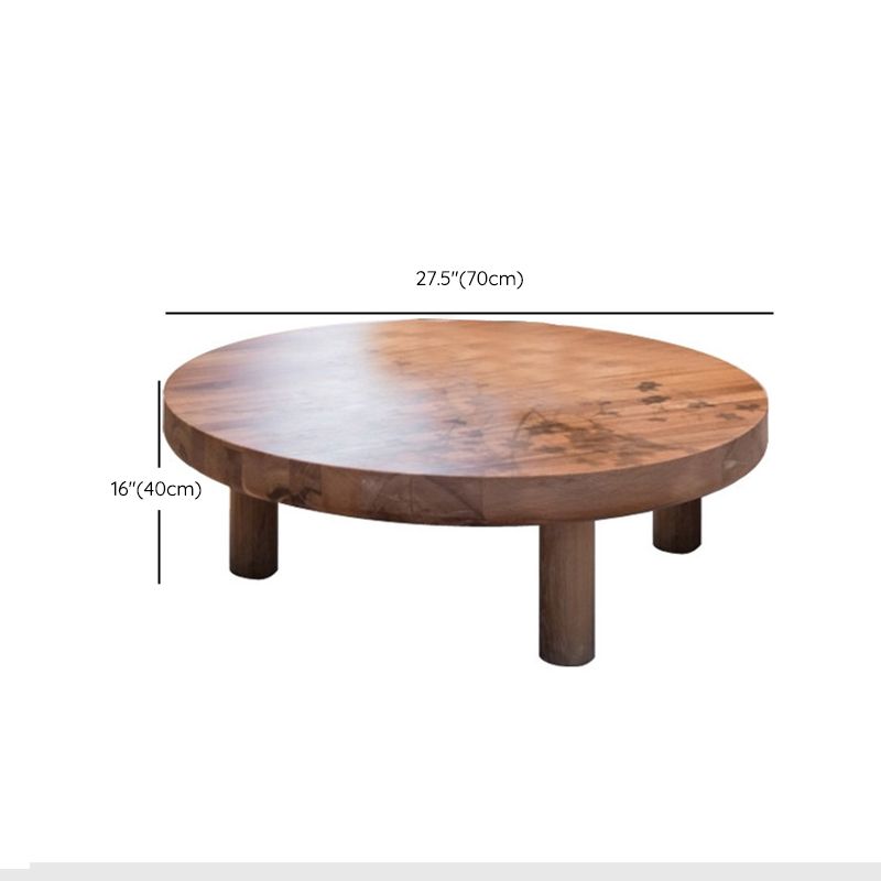 3 Legs 1 Single Coffee Table Solid Wood Brown Cocktail Table Clearhalo 'Coffee & Accent Tables' 'Coffee Tables' 'coffee_tables' 'furn' 'furn_coffee_tables' 'Furniture' 'Living Room Furniture' 1200x1200_a1a4460c-572b-4d0c-9bc6-d3bcac352a7b