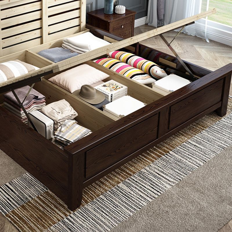 Ash Standard Bed Marco de cama moderno de mediados de siglo con cabecera