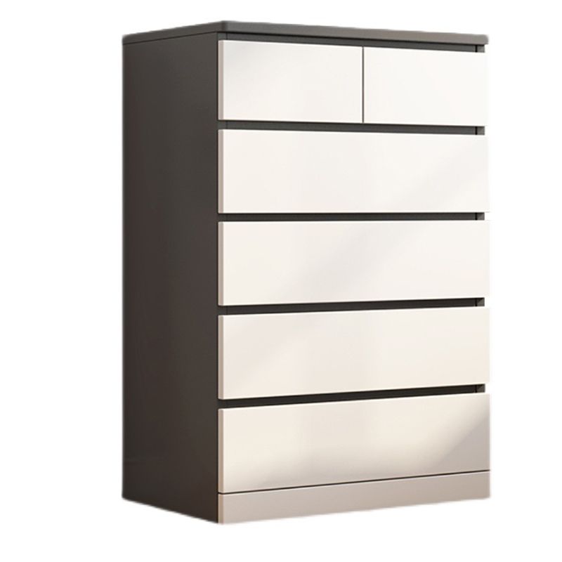 16.14 "Large coffre rectangle d'accentuation du bois moderne avec tiroirs