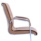 Contemporary PU Computer Chair Faux Leather and Chrome Frame Office Chair Clearhalo 'furn' 'furn_office_chair' 'Furniture' 'Office Chairs' 'Office Furniture' 'office_chair' 1200x1200_a1a9e6a4-d8a2-4042-80d9-820683c5ba6b
