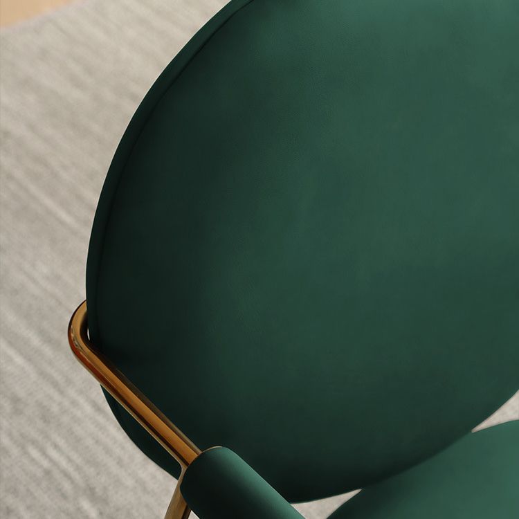 Scandinavian Kitchen Dining Arm Chair Metal Opening Back Dining Arm Chair Clearhalo ' kitchen&dining_furn' 'Dining Chairs' 'Dining Tables & Seating' 'dining_chair' 'Furniture' 'furniture_dining_chair' 'Kitchen & Dining Furniture' 'kitchen' 1200x1200_a1ab09d9-d603-4171-9cbf-2c2aa08374a7