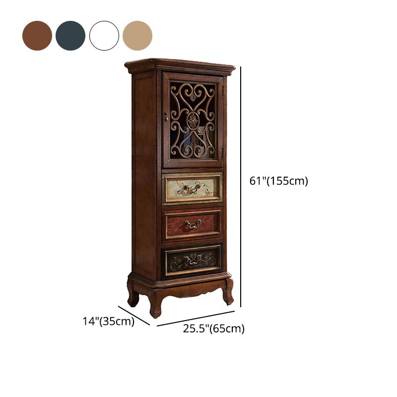 Industrial Accent Cabinet with Drawers and Bracket Legs Side Cabinet Clearhalo 'Cabinets & Chests' 'cabinets_chests' 'furn' 'furn_cabinets_chests' 'Furniture' 'Living Room Furniture' 1200x1200_a1ac0ef2-608e-4fe0-bd26-9cdd2d4ca4e4