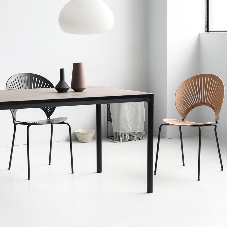 Contemporary Metal Dining Room Chairs Armless Open Back Dining Side Chair Clearhalo ' kitchen&dining_furn' 'Dining Chairs' 'Dining Tables & Seating' 'dining_chair' 'furn' 'furn_dining_chair' 'Furniture' 'furniture_dining_chair' 'Kitchen & Dining Furniture' 'kitchen' 1200x1200_a1b17d5a-d540-49a5-b860-8978a393e1bf