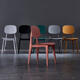 Minimalist Style Open Back Dining Side Chairs Plastic Dining Armless Chairs for Home Clearhalo ' kitchen&dining_furn' 'Dining Chairs' 'Dining Tables & Seating' 'dining_chair' 'furn' 'furn_dining_chair' 'Furniture' 'furniture_dining_chair' 'Kitchen & Dining Furniture' 'kitchen' 1200x1200_a1b36044-7cb7-4fb0-9623-a09552b9d038