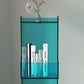 Acrylic Closed Back Bookshelf Standard Scandinavian Bookcase with Shelves