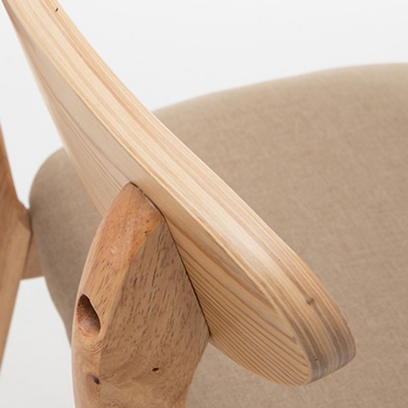 Nordic Wood Low Back Barstool Indoor Tall Stool with Square Upholstered Clearhalo 'Bar Furniture' 'Bar Stools' 'bar_stools' 'furn' 'furn_bar_stools' 'furniture_bar_stools' 'Kitchen & Dining Furniture' 'kitchen&dining_furn' 'kitchen' 'kitchen_furn' Furniture' 1200x1200_a1b5047e-3ecb-483b-ad4a-b95952fbf125