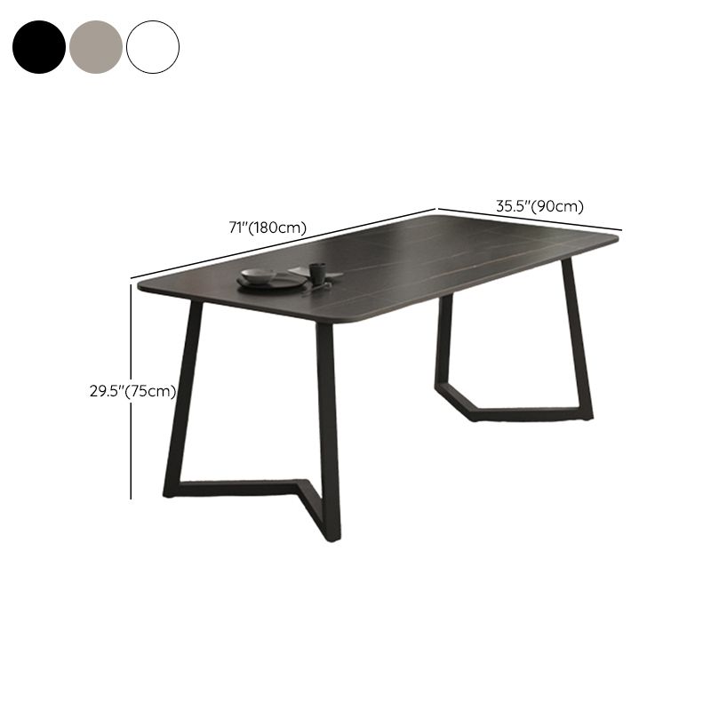Mesa de comedor rectangular de piedra moderna 1/2/5/7 piezas de comedor juego para comedor