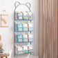 Contemporary Wall Mounted Bookshelf Metal Closed Back Bookcase for Home Clearhalo 'Bookcases' 'furn' 'furn_bookcases' 'Furniture' 'furniture_bookcases' 'Office Furniture' 1200x1200_a1ba2cf5-3851-473c-a2b8-5b908717deda