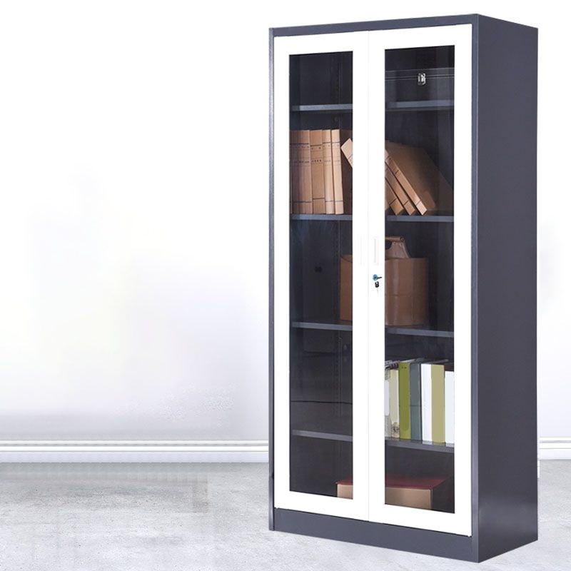 Armoire de fichiers contemporaine Cadre en acier à liborde verticale avec serrure de clé
