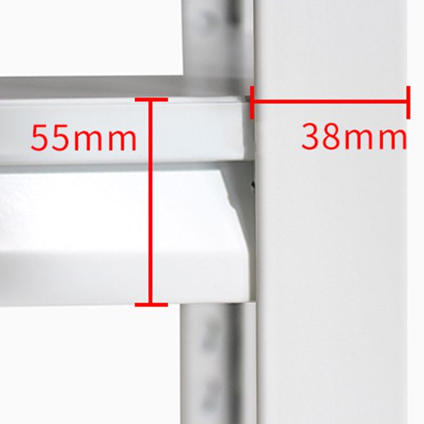 Open Metal Bookshelf Modern Home Office Rectangular Bookcase Clearhalo 'Bookcases' 'furn' 'furn_bookcases' 'Furniture' 'Office Furniture' 1200x1200_a1c10ba4-2fb3-4819-ba01-7cd57d861060