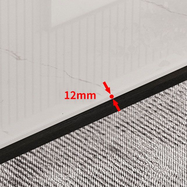 Sintered Stone White Dining Table Mid-Century Modern 4 Legs Table for Dining Room Clearhalo ' dining_table' 'Dining Tables & Seating' 'Dining Tables' 'Furniture' 'furniture_dining_table' 'Kitchen & Dining Furniture' 'kitchen&dining_furn' 'kitchen' 'kitchen_dining_table' 1200x1200_a1c3b800-b0d9-4b77-a215-fdfc1c0f4c0f