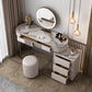 Glam Slate Top Make-up Vanity Set 5-Drawers Eitelkeitsverkederstisch