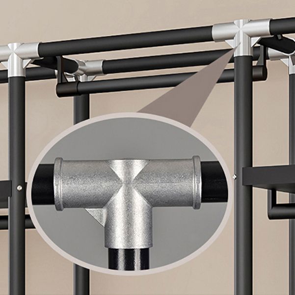 Armadio in stile contemporaneo armadio armadio in acciaio con asta di abbigliamento