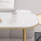 Living Room Double Pedestal Bar Wine Table Modern White Pub Height Dining Table Clearhalo 'Bar Furniture' 'Bar Tables' 'bar_tables' 'furn' 'furn_bar_tables' 'Furniture' 'furniture_bar_tables' 'Kitchen & Dining Furniture' 'kitchen&dining_furn' 'kitchen' 1200x1200_a1cc630b-a2fc-4597-b054-c380c8f868f6