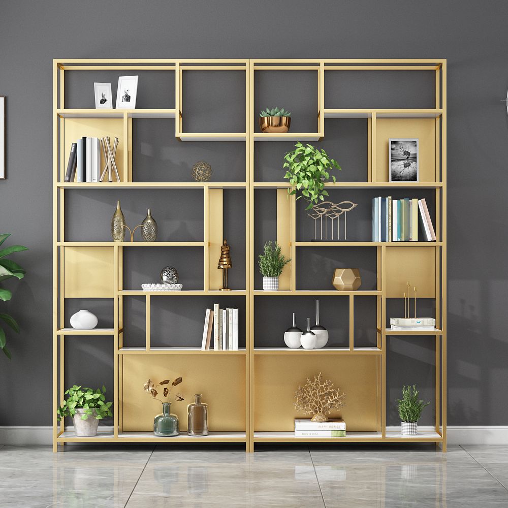 11.81"W Bookcase Industrial Style Open Back Bookcase for Study Room Clearhalo 'Bookcases' 'furn' 'furn_bookcases' 'Furniture' 'furniture_bookcases' 'kitchen' 'kitchen_bookcases' 'Living Room Furniture' 'Office Furniture' 1200x1200_a1cdc732-33f1-4ed9-8396-1b4f45f77fdf