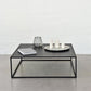 Mid-Century Modern Iron Coffee Table Black Finish Square Cocktail Table Clearhalo 'Coffee & Accent Tables' 'Coffee Tables' 'coffee_tables' 'furn' 'furn_coffee_tables' 'Furniture' 'Living Room Furniture' 1200x1200_a1ce009a-b5bd-495e-8102-f6e1049686e5