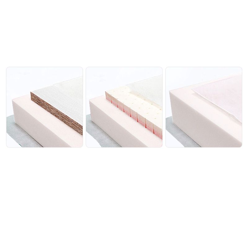 Square Arm Contemporary Convertible Faux Leather Bed Settee with Pillows