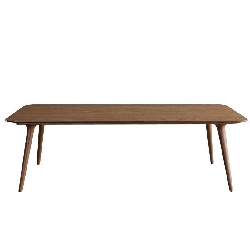Rectangular Shaped Office Table 4 Legs Conference Table in Brown Clearhalo 'furn' 'furn_office_desk' 'Furniture' 'Office Desks' 'Office Furniture' 'office_desk' 1200x1200_a1ce4790-c217-48d5-9edc-83122c8724a3