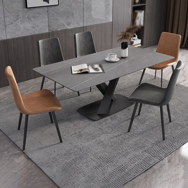Designer Style 1/4/5/6/7 Pieces Dinette Set Rectangle Dining Table Set Clearhalo 'Dining Room Sets' 'Dining Tables & Seating' 'dining_room_set' 'furn' 'furn_dining_room_set' 'Furniture' 'furniture_dining_room_set' 'Kitchen & Dining Furniture' 'kitchen&dining_furn' 'kitchen' 1200x1200_a1ce7211-6219-4c7d-8f67-69230e910ecf
