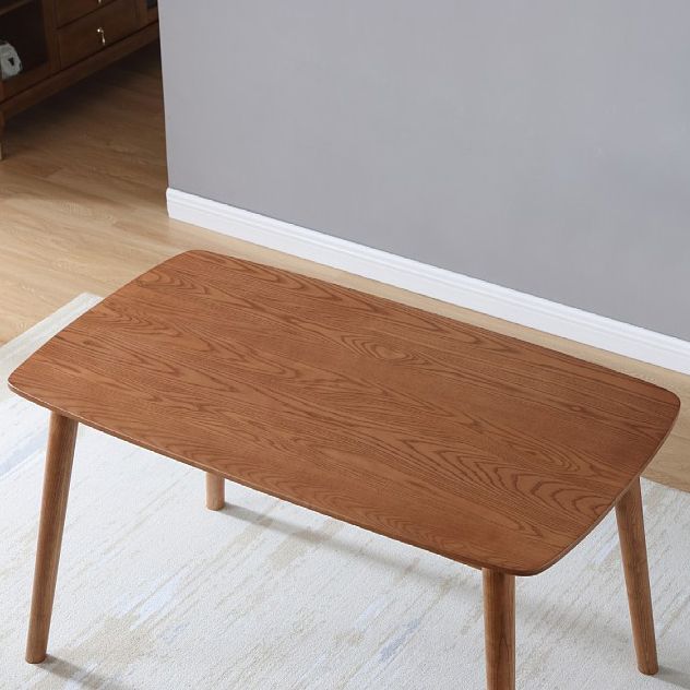Glam Solid Wood Rectangle Shape Dining Table Brown Standard Dining Table for Kitchen Clearhalo ' dining_table' 'Dining Tables & Seating' 'Dining Tables' 'furn' 'furn_dining_table' 'Furniture' 'furniture_dining_table' 'Kitchen & Dining Furniture' 'kitchen&dining_furn' 'kitchen' 'kitchen_dining_table' 1200x1200_a1cff51f-2856-49f7-b9c3-1f12dcf04f76