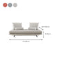 Contemporary Upholstered Solid Color Chaise Chair with Metal Legs Clearhalo 'Chairs & Seating' 'Chaise Lounge' 'chaise_lounge' 'furn' 'furn_chaise_lounge' 'Furniture' 'Living Room Furniture' 1200x1200_a1d0a4f2-2849-4db0-8c21-714821d4b698