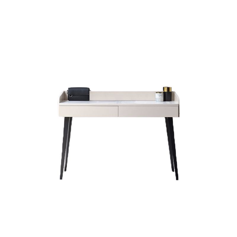 Set di vanità contemporanei 2 cassetti di stoccaggio con sgabelli imbottiti 29,5 "di altezza