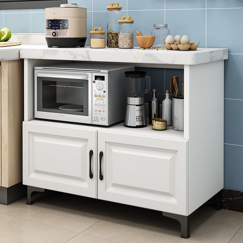 Engineered Wood Sideboard Modern Dining Server with Stone Countertop for Living Room Clearhalo 'buffet_sideboard' 'Buffets & Sideboards' 'Furniture' 'furniture_buffet_sideboard' 'Kitchen & Dining Furniture' 1200x1200_a1d1f2a3-e590-420b-8d0d-3fd45242a7f0