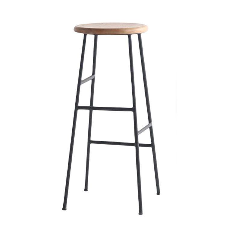 Contemporary Round Counter Bar Stool Backless Bar Stool with Footrest Clearhalo 'Bar Furniture' 'Bar Stools' 'bar_stools' 'furn' 'furn_bar_stools' 'furniture_bar_stools' 'Kitchen & Dining Furniture' 'kitchen&dining_furn' 'kitchen' 'kitchen_furn' Furniture' 1200x1200_a1d30dcc-a90b-4b09-82de-b047e616592c