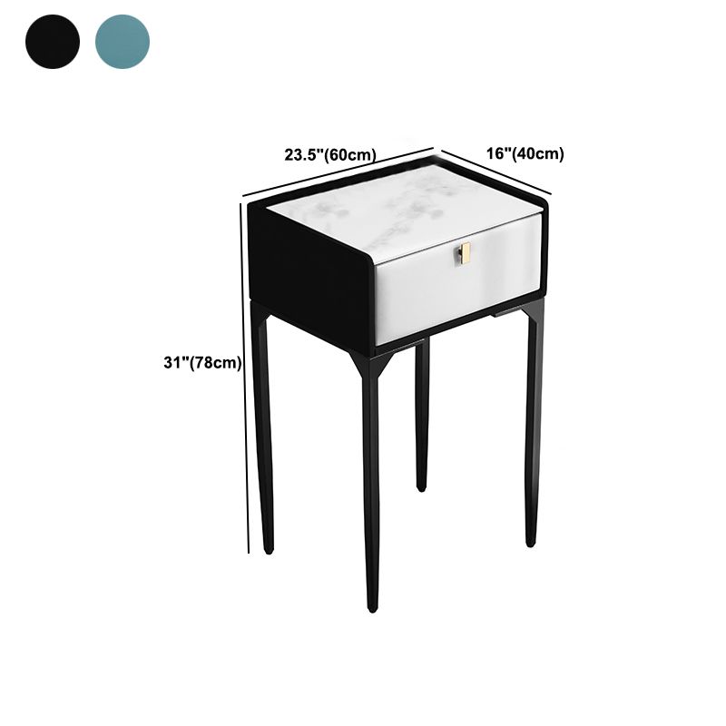 Wood/Stone Vanity Set with Stool, 1 Drawer Modern Dresser - 30.7" H Clearhalo 'Bedroom Furniture' 'furn' 'furn_makeup_vanities' 'Furniture' 'Makeup Vanities' 'makeup_vanities' 1200x1200_a1d35235-423e-475a-8364-81536bd29bf3