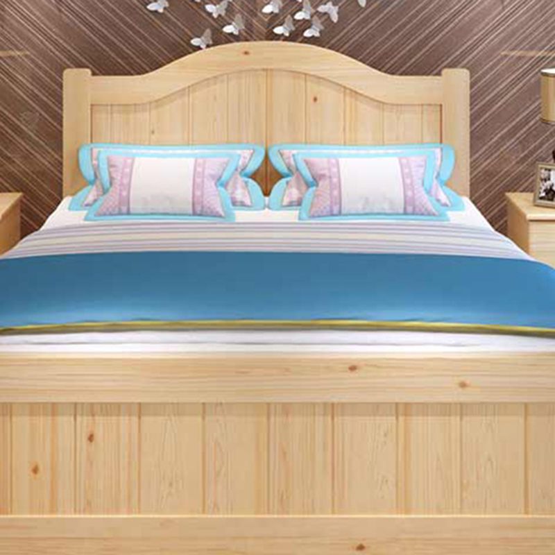 MARCO DE CAMA CAMEL DE CAMEL DE MADE CAMBITA DE CAMA SOLIDO DE COLOR SOLIDO CONTAMPORO