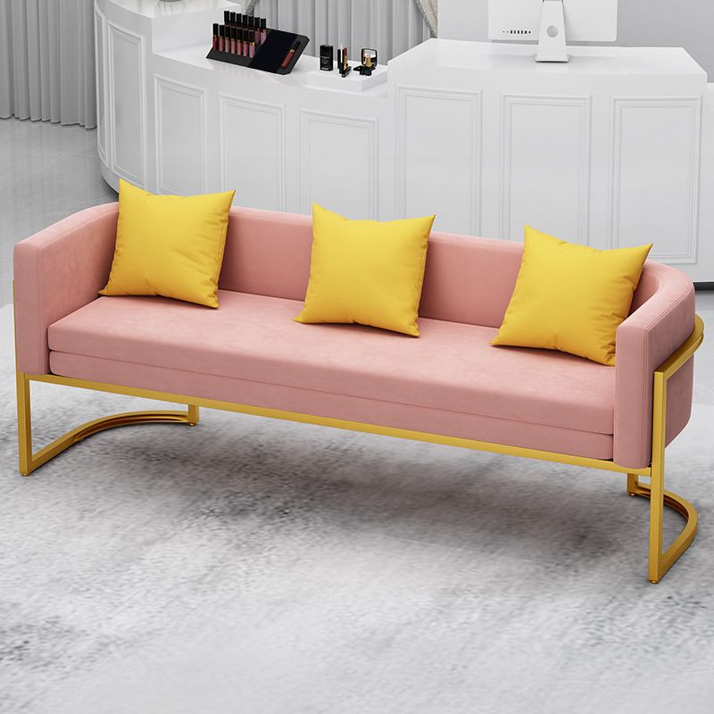 Tuxedo Arm Sofa 24.40" W x 29.52" H Velvet Sofa Standard Sofa Clearhalo 'furn' 'furn_sofas' 'Furniture' 'Living Room Furniture' 'Sofa' 'sofas' 1200x1200_a1d68f90-0d29-4901-89dd-598cf0ae8ded