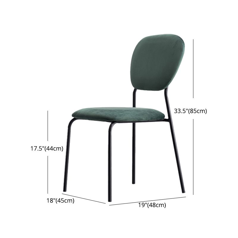 Armless Dining Chairs Industrial Side Chairs for Dining Room Clearhalo 'Dining Chairs' 'Dining Tables & Seating' 'dining_chair' 'furn' 'furn_dining_chair' 'Furniture' 'Kitchen & Dining Furniture' 1200x1200_a1d76be3-db42-4bea-a506-0a7cafa7279a