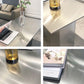 Stainless Steel Dining Table Rectangle Modern Dinner Table for Dining Room