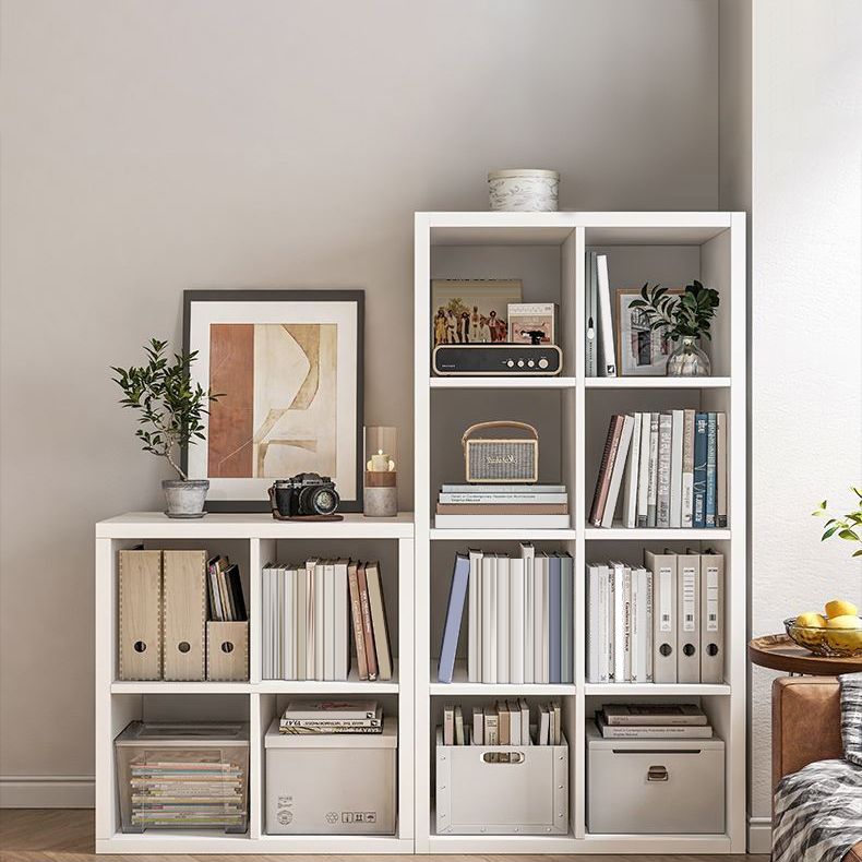 11.81"W Bookshelf Closed Back Scandinavian Style Bookcase for Home and Office