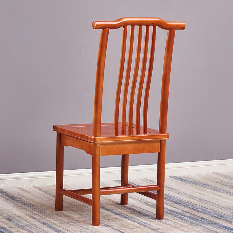 Traditional Style Solid Wood Side Chair Matte Finish Slat Back Dining Chair for Home Clearhalo ' kitchen&dining_furn' 'Dining Chairs' 'Dining Tables & Seating' 'dining_chair' 'furn' 'furn_dining_chair' 'Furniture' 'furniture_dining_chair' 'Kitchen & Dining Furniture' 'kitchen' 1200x1200_a1dad667-b4f9-4dde-ba33-1b8d24e6f3eb