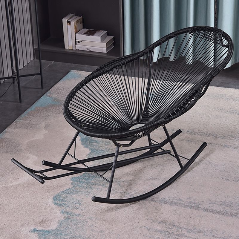 Contemporary Style Rattan Rocking Chair Indoor Rocking Chair Clearhalo 'Chairs & Seating' 'furn' 'furn_rocking_chairs' 'Furniture' 'Living Room Furniture' 'Rocking Chairs' 'rocking_chairs' 1200x1200_a1db41d4-11c4-4950-9bb7-651f7d3318e3
