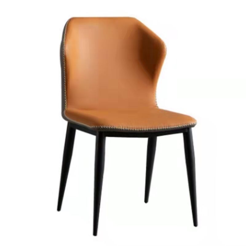 Contemporary Conference Room Wingback Side Chair Leather Dining Chair Clearhalo ' kitchen&dining_furn' 'Dining Chairs' 'Dining Tables & Seating' 'dining_chair' 'furn' 'furn_dining_chair' 'Furniture' 'furniture_dining_chair' 'Kitchen & Dining Furniture' 'kitchen' 1200x1200_a1dd70e8-9104-4df8-b1d3-9a7118c0d140