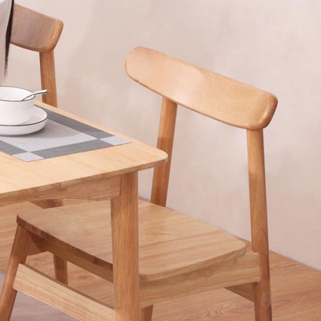 Contemporary Wood Indoor-Outdoor Room Side Chairs Open Back Chair Clearhalo ' kitchen&dining_furn' 'Dining Chairs' 'Dining Tables & Seating' 'dining_chair' 'furn' 'furn_dining_chair' 'Furniture' 'furniture_dining_chair' 'Kitchen & Dining Furniture' 'kitchen' 1200x1200_a1df2b1c-c8b7-4b1c-854b-4b10a2355d06