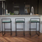 Modern Backrest Counter Stool Iron Kitchen Bar Stool with Velvet Cushion and Pedal Clearhalo 'Bar Furniture' 'Bar Stools' 'bar_stools' 'furn' 'furn_bar_stools' 'Furniture' 'furniture_bar_stools' 'Kitchen & Dining Furniture' 1200x1200_a1e150d2-d616-4541-b1f8-47d0b8ca4800