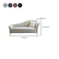 Glam with Arms Chaise Flared Arms with Legs for Bedroom Living Room Clearhalo 'Chairs & Seating' 'Chaise Lounge' 'chaise_lounge' 'furn' 'furn_chaise_lounge' 'Furniture' 'Living Room Furniture' 1200x1200_a1e330df-a6f0-40c7-92a2-758003e9e3ca