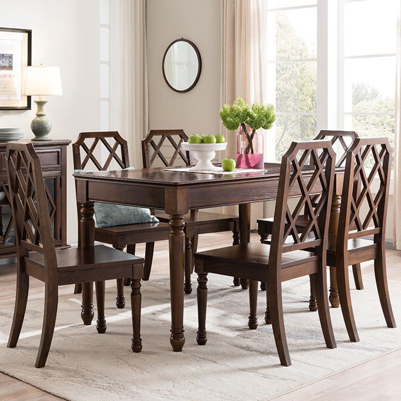 Medieval Ash Wood Dining Table for Restaurant Rectangle Table with 4 Legs Clearhalo ' dining_table' 'Dining Tables & Seating' 'Dining Tables' 'furn' 'furn_dining_table' 'Furniture' 'furniture_dining_table' 'Kitchen & Dining Furniture' 'kitchen&dining_furn' 'kitchen' 'kitchen_dining_table' 1200x1200_a1e3b82f-ce8e-4304-9ea7-21d266294266