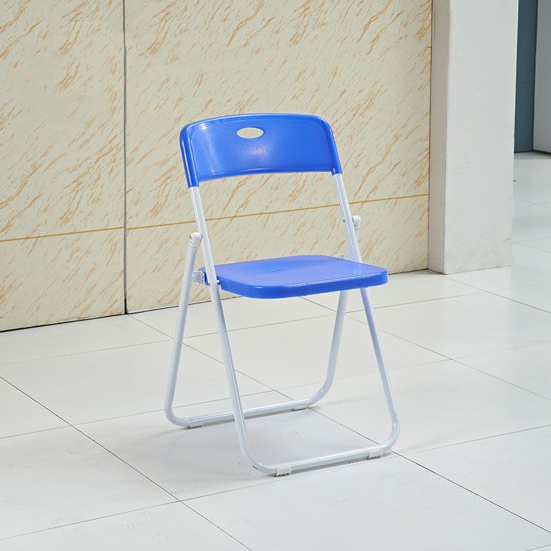 Sedia task in acciaio moderno in plastica sedia da ufficio imbottita senza braccio